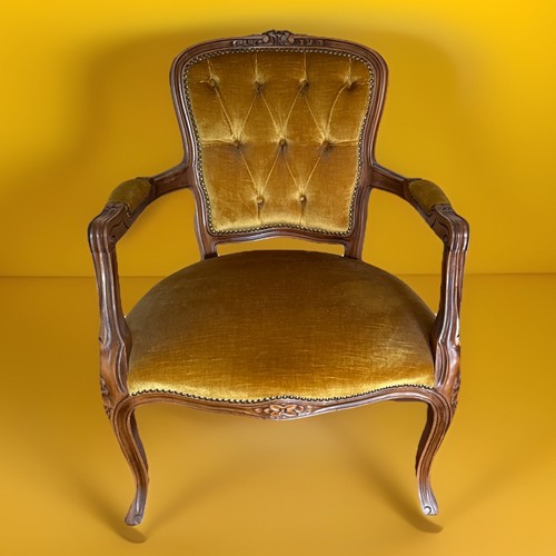 Vintage sessel geschnitztes - sessel,