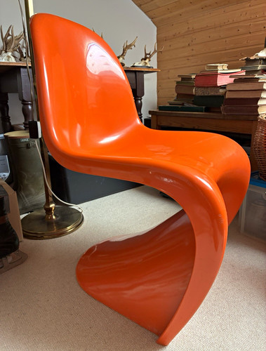 Panton chair original orange - panton,