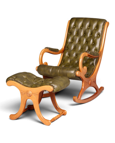 Chesterfield schaukelstuhl mit - chesterfield,