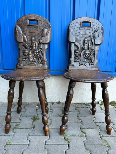 Brettstühle paar aus - brettstühle,