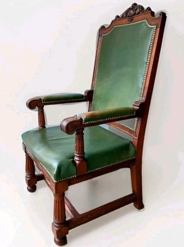 Antikes ledersessel - antikes, /